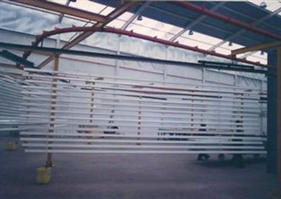 Facilities of lacquering of aluminium