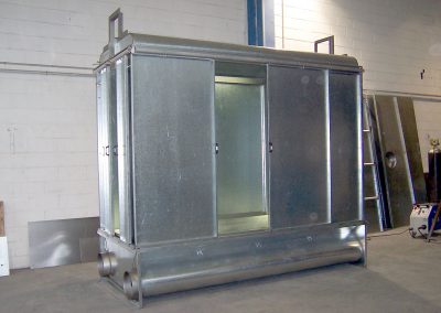 Powder paint booth