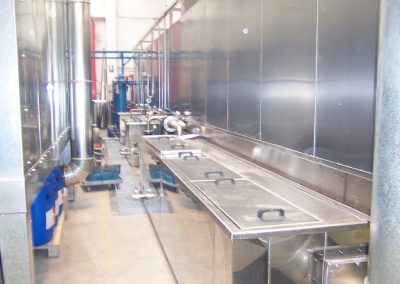 Spray Pretreatment and painting line